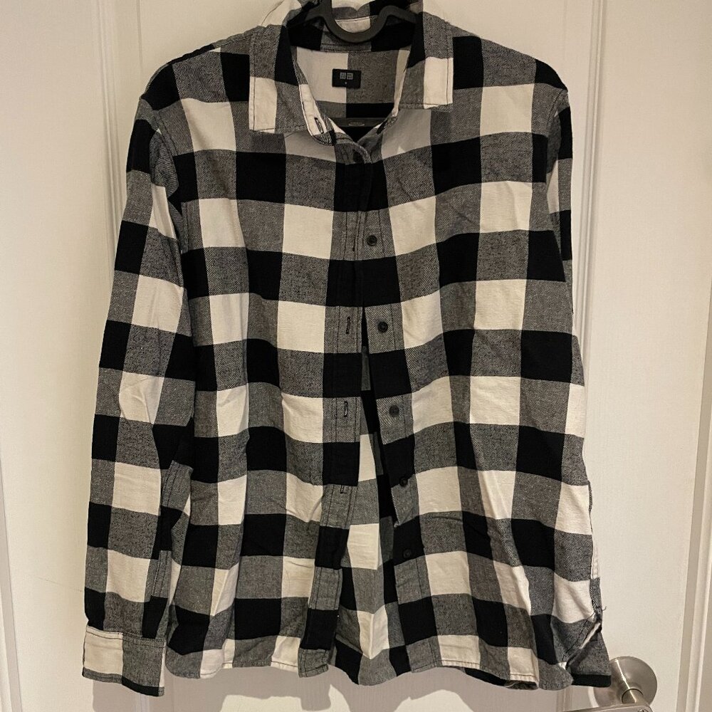Black and white flannel
